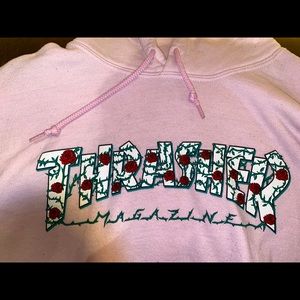 Thrasher rose hoodie